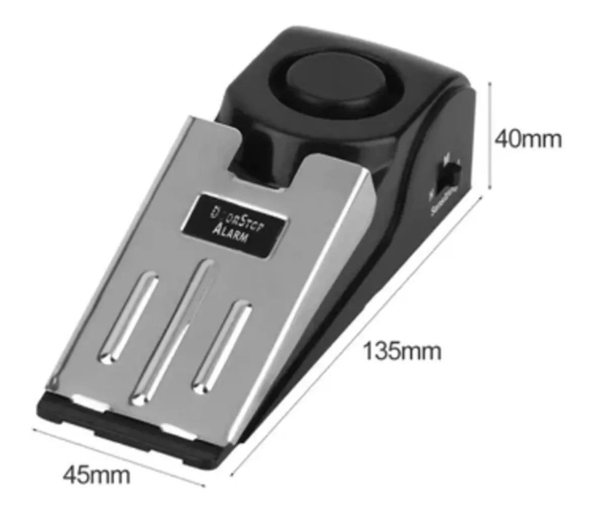 Tope De Puerta Con Alarma De Seguridad.