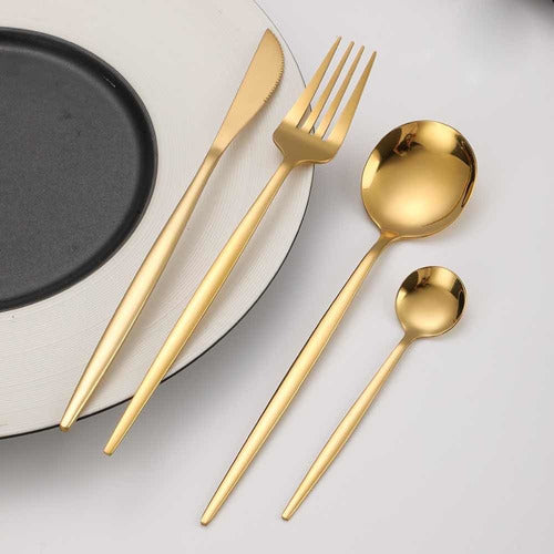Set Cubiertos Acero Inoxidable